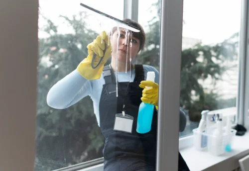 Nettoyage de vitres intérieures et extérieures à Château-Guibert